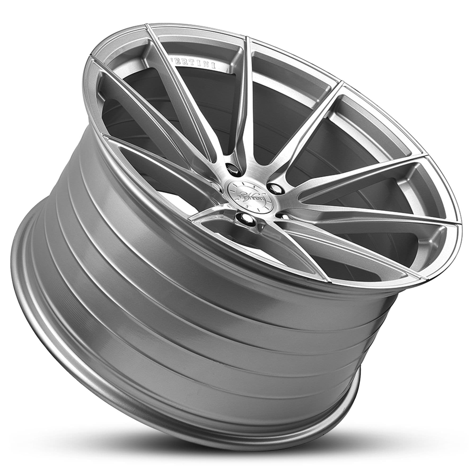 Wheel VERTINI RF1.1 BRUSHED SILVER MACHINED FACE