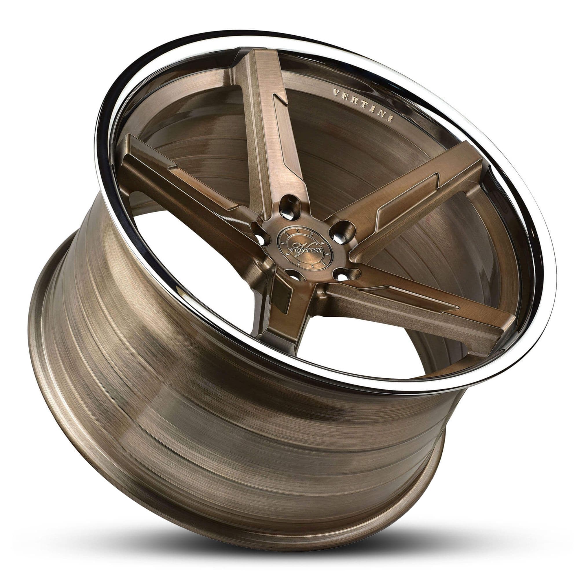 Wheel VERTINI RF1.7 BRUSHED BRONZE CHROME LIP
