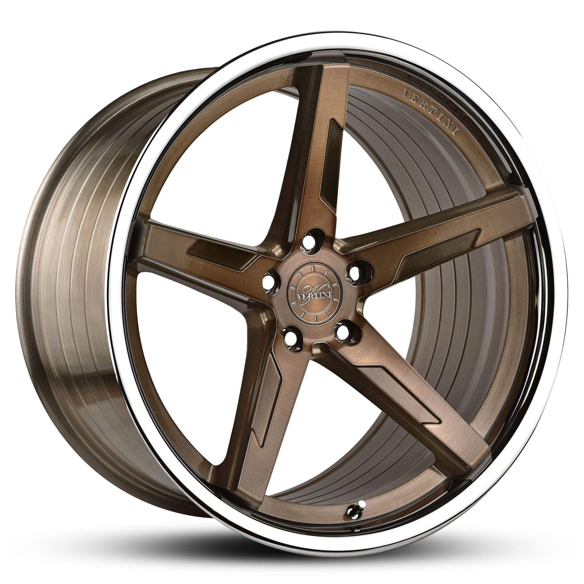 Wheel VERTINI RF1.7 BRUSHED BRONZE CHROME LIP