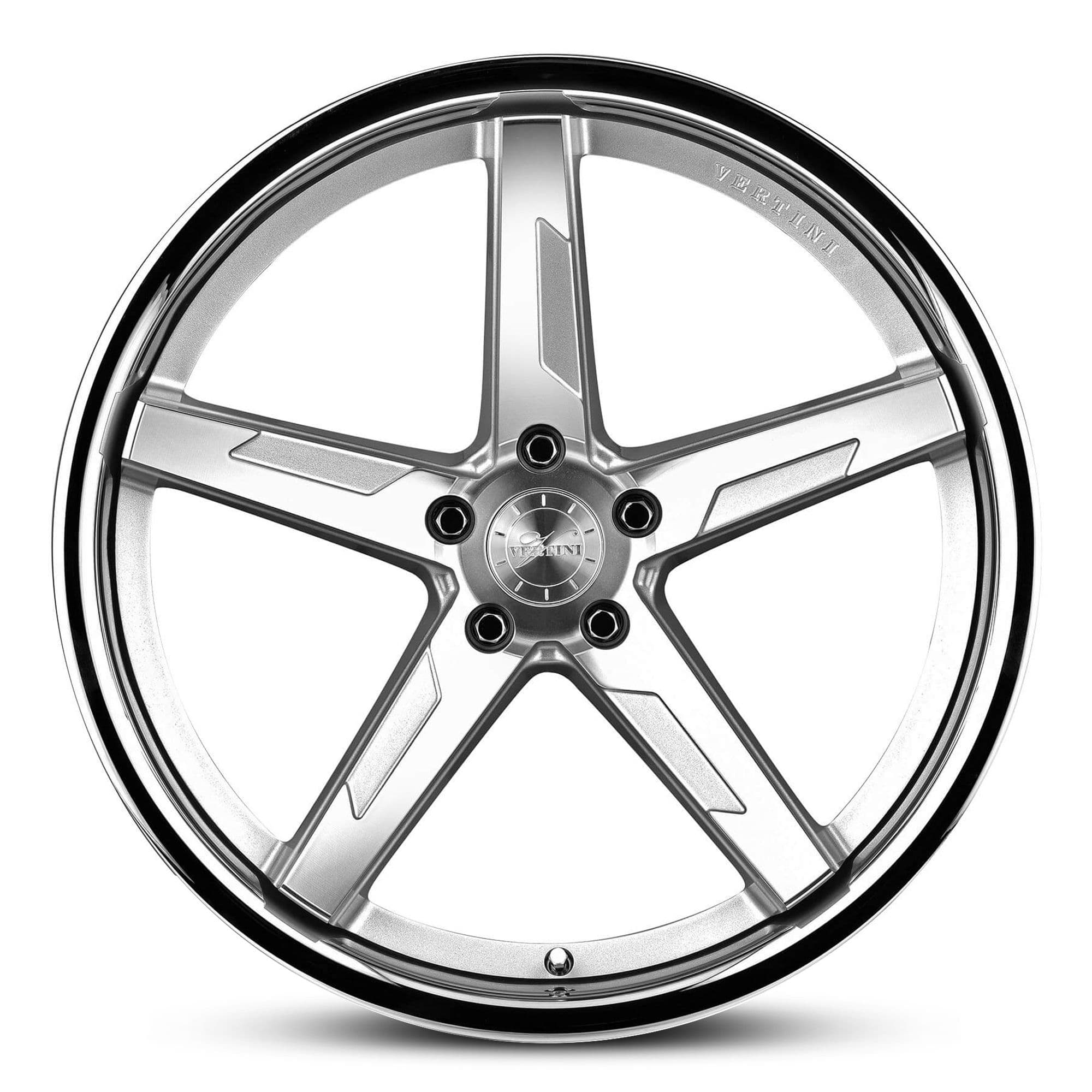 Wheel VERTINI RF1.7 BRUSHED SILVER CHROME LIP