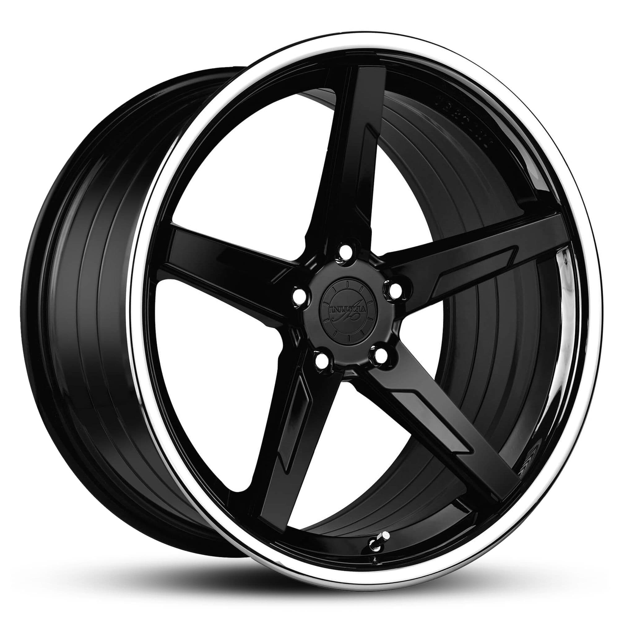 Vertini Rf1.7 Gloss Black Chrome Lip 20x8.5