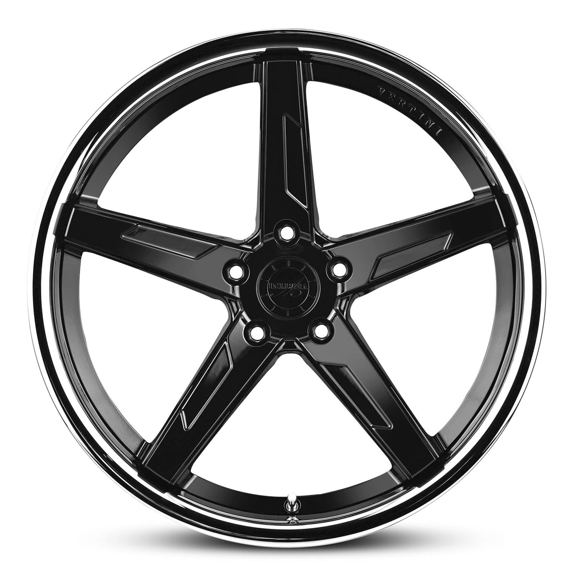 Wheel VERTINI RF1.7 GLOSS BLACK CHROME LIP